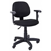 Cadeira escritorio modelo executiva com apoio de braço regulavel