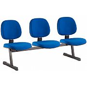 Cadeira executivo 3 lugares para sala de espera