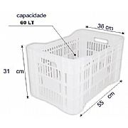 Caixa Plastica Agricola Branca