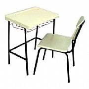 Mesa e cadeira escolar adulto em polipropileno