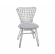 Poltrona design bertoia Cromada